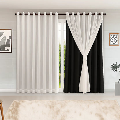 Cortina Madri Luxo Voil 3,00m x 2,50m