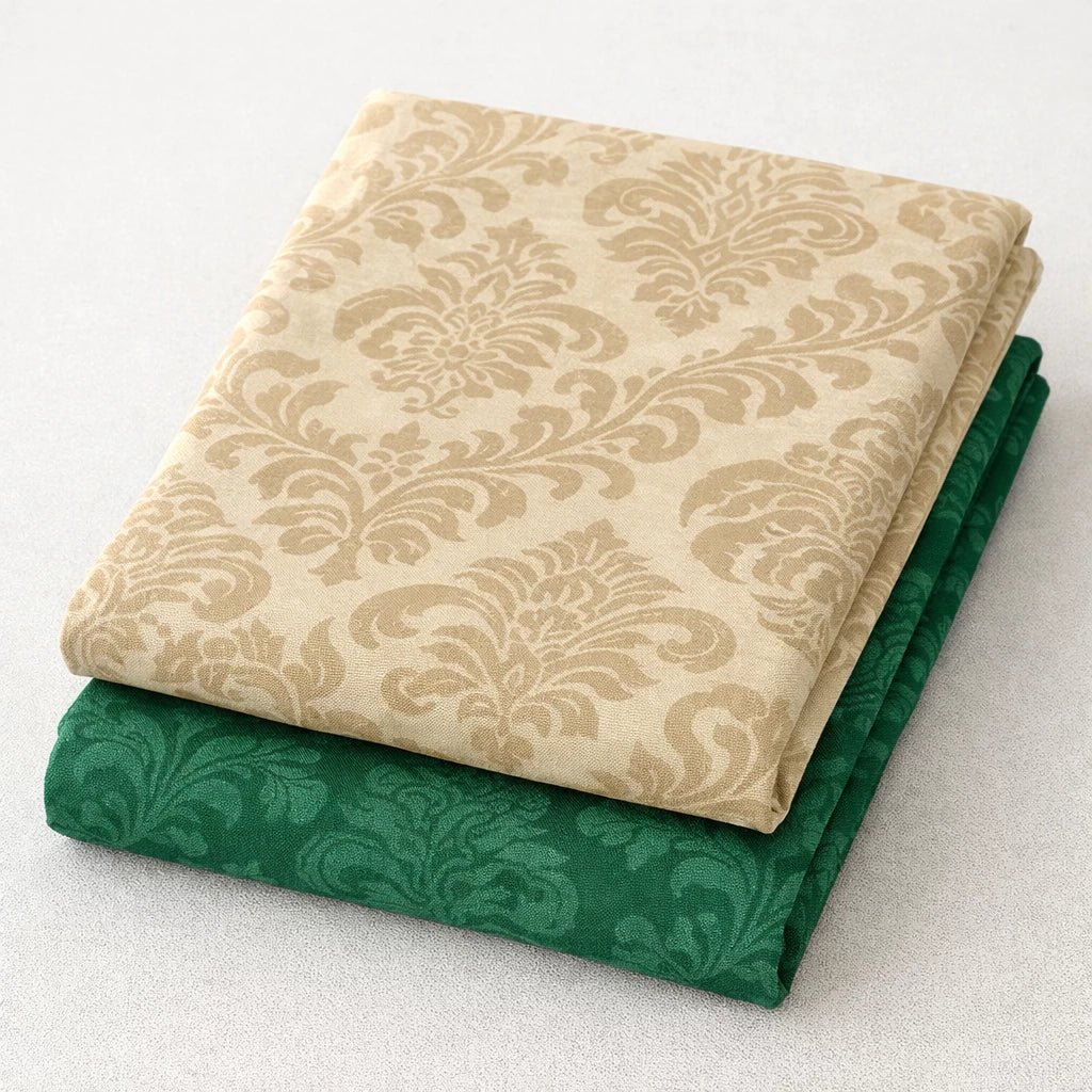 Kit 2 Toalhas de Mesa Jacquard Premium para 4 Lugares