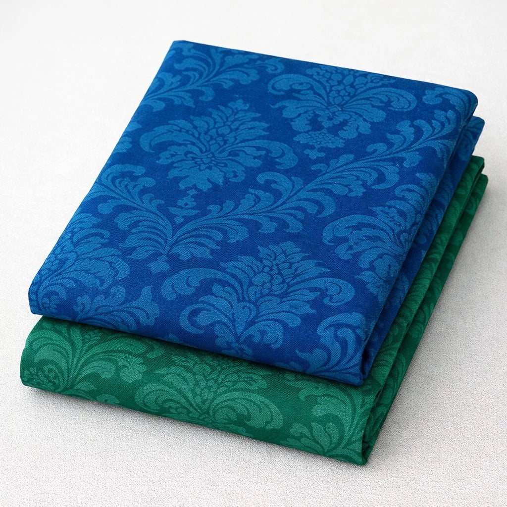 Kit 2 Toalhas de Mesa Jacquard Premium para 4 Lugares