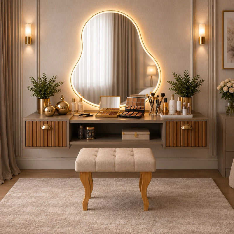 Penteadeira Camarim Makeup com 2 Portas 1,20m